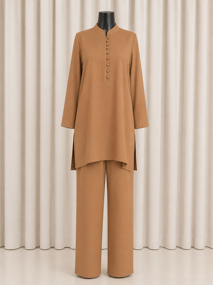 Mocha Brown solid cord set