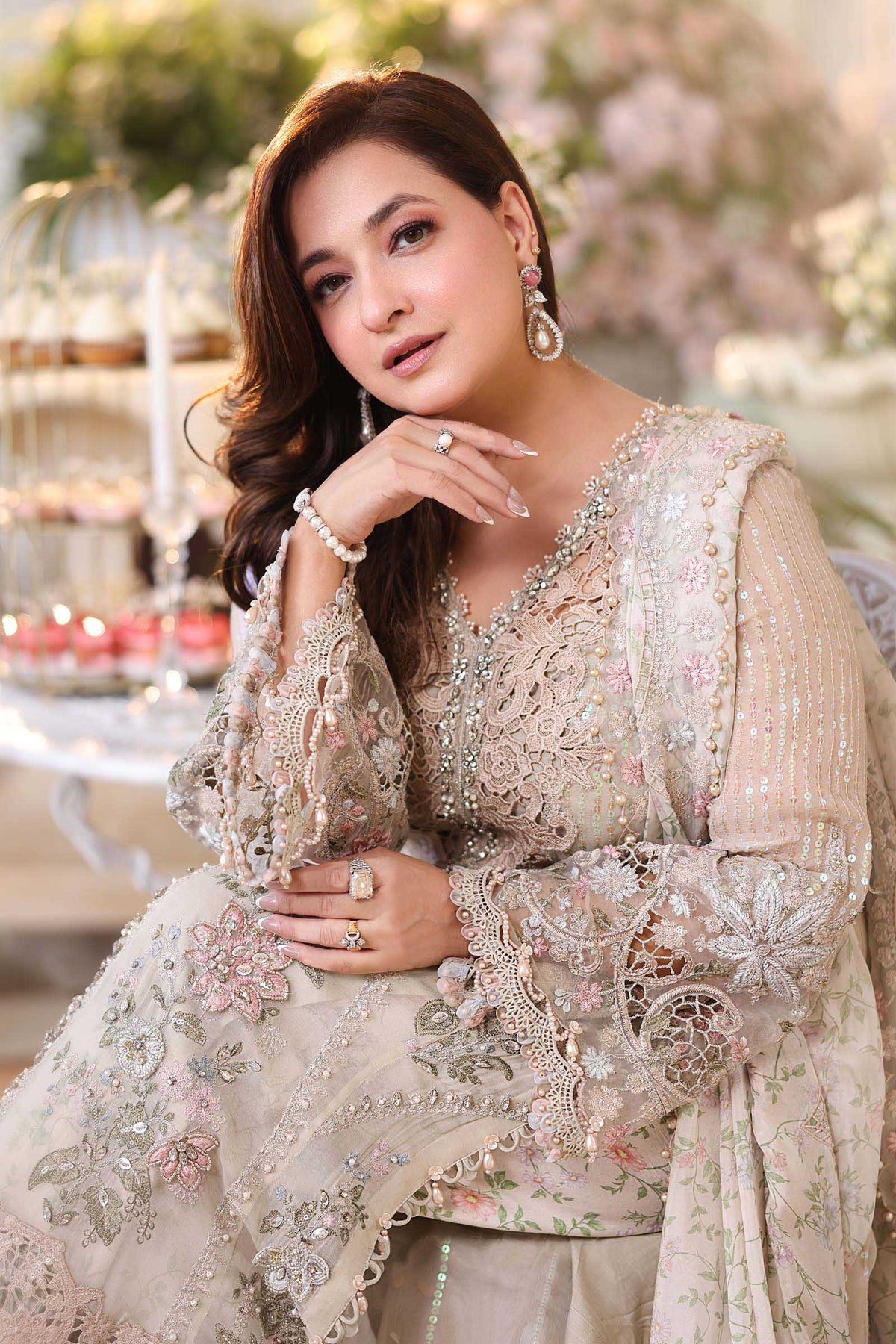 MARIA B Embroidered Chiffon 2026