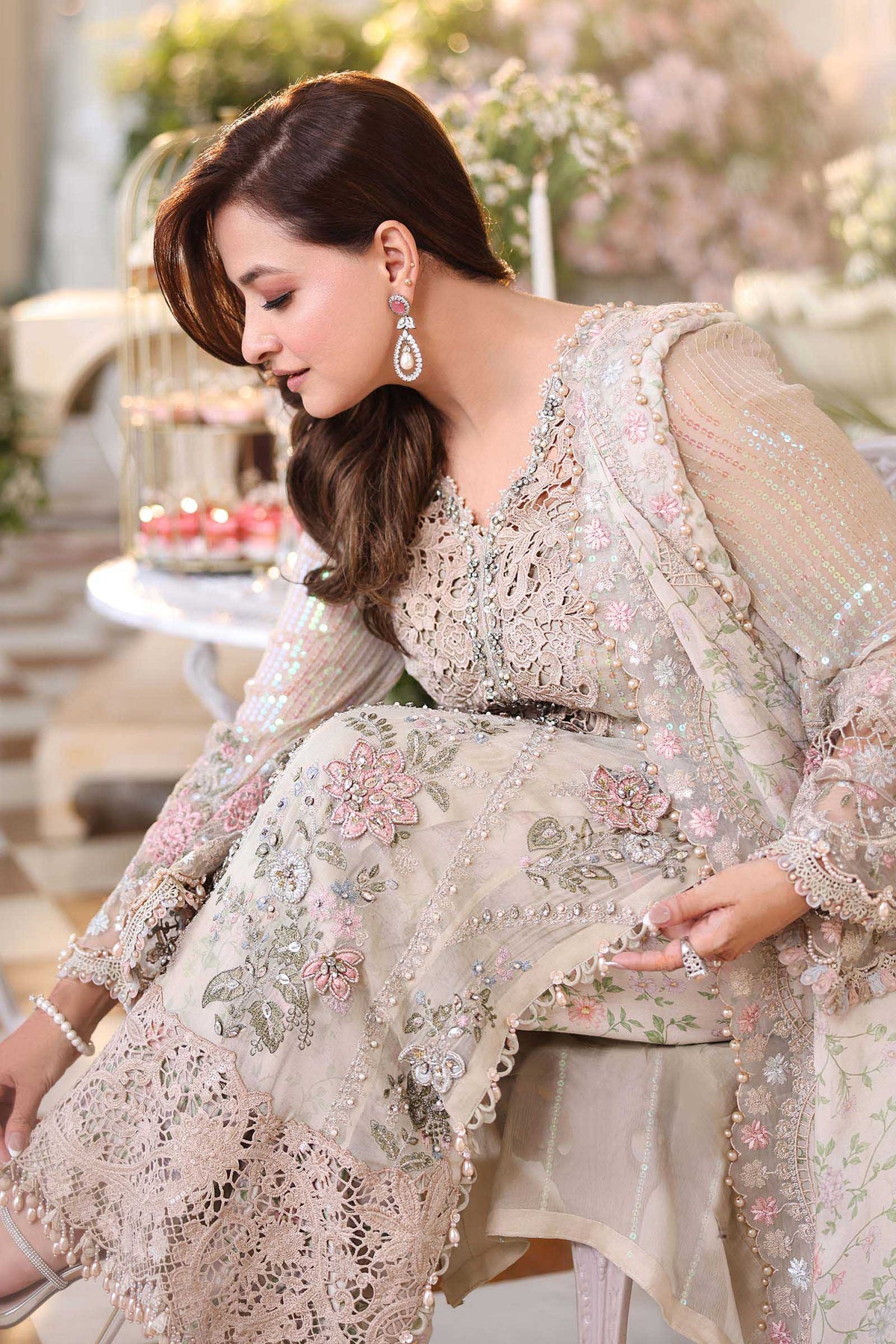 MARIA B Embroidered Chiffon 2026