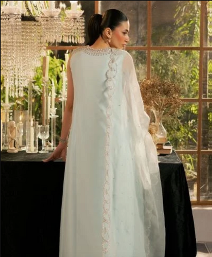 NOORE — Ice Blue Embellished Ensemble