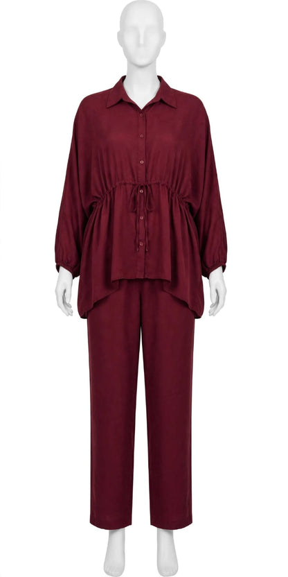 Maroon cord set